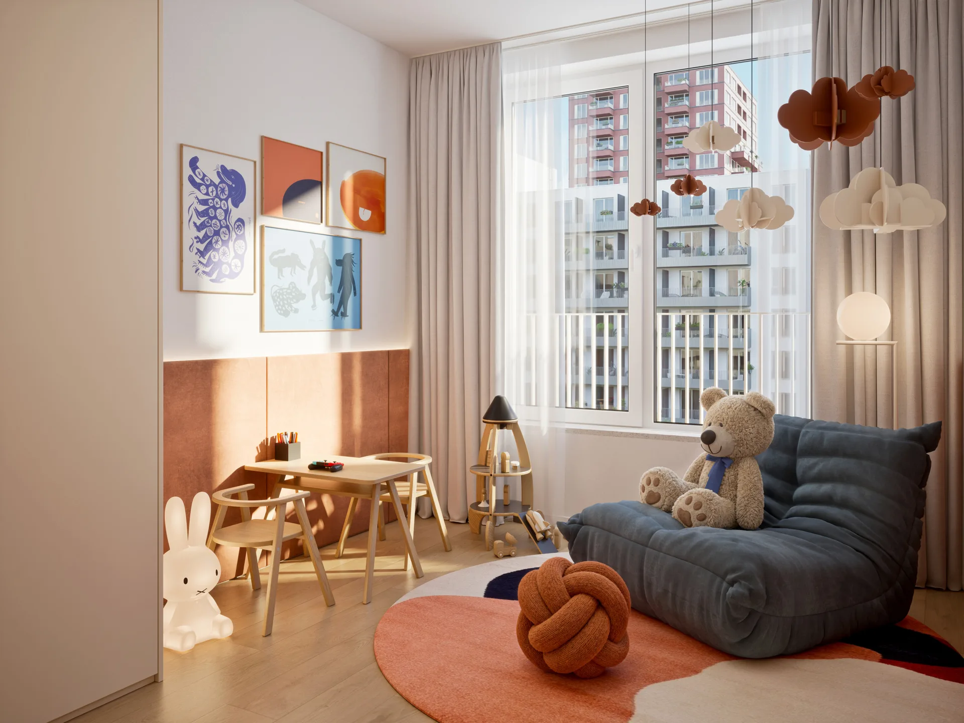 BRIXX Brno — vizualizace interiéru bytu